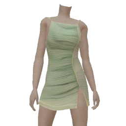 Cloud Nine Aqua Green Mini Dress