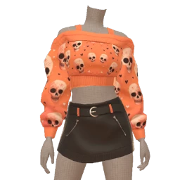Cloud Nine Pumpkin Skulls Outfit