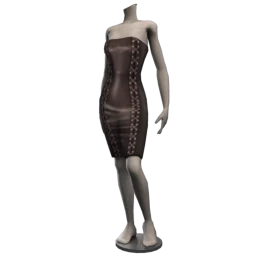 Cloud Nine Crossed Paths Strapless Dress 