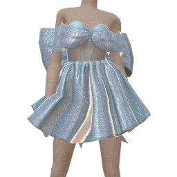 Cloud Nine x BlancDeBlanc Sapphire Bow Dress