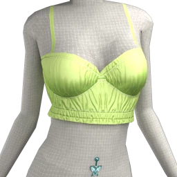 Cloud Nine Vivid Leaf Crop Top