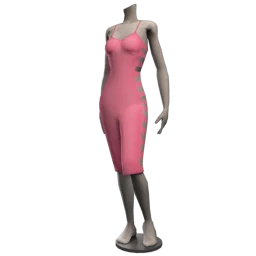 Cloud Nine Bubblegum Straps Dress