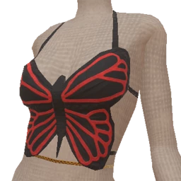 Delirious Dark Butterfly Crop Top