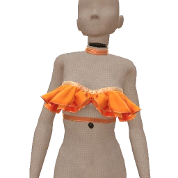 Cloud Nine Mango Sunset Crop Top