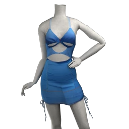 Cloud Nine Denim Cut Out Dress