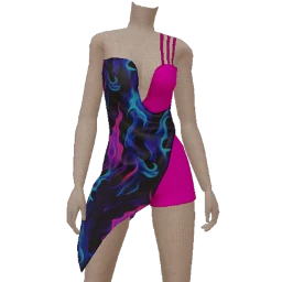 Drop Science Fire And Flame Dress