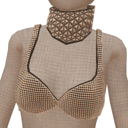 Cloud Nine Silver Sparkle Chain Bralette