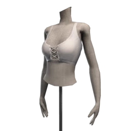 Cloud Nine Criss Cross Crop Top