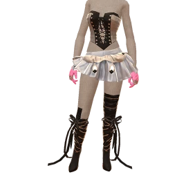 Cloud Nine Puff Skirt Diamond Set