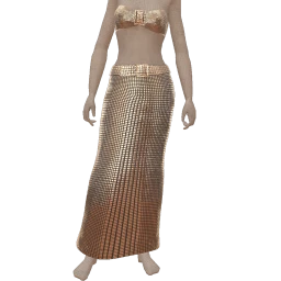 Cloud Nine Long Diamond Skirt Set