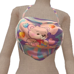 Yume Cake Bear Swirly Crop Top