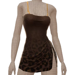 Cloud Nine Diamond Shine Leopard Dress