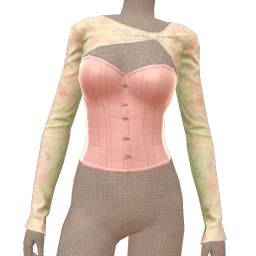 Cloud Nine Midsummer Dream Corset Top And Cropped Cardigan