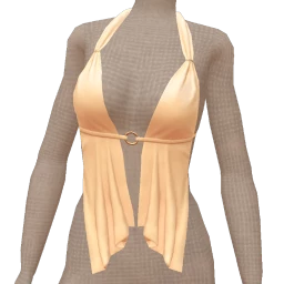 Cloud Nine Butter Yellow Backless Top