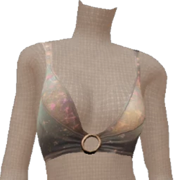 Cloud Nine Silver Patchwork Cosmic Bralette