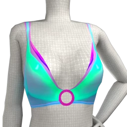 Cloud Nine Space Age Cropped Top