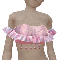 Cloud Nine Quiver Frilled Crop Top