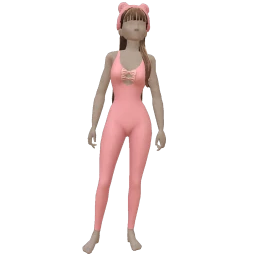 Cloud Nine Pink Bow Bodysuit With Bear Ears