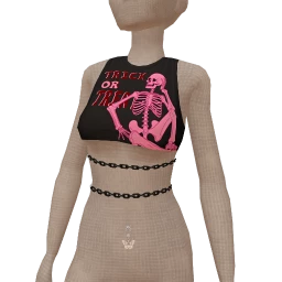 Cloud Nine Trick Or Treat Crop Top