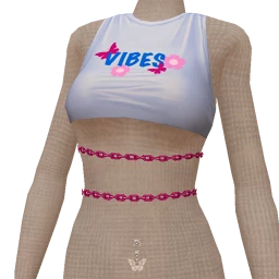 Cloud Nine Baby Butterfly Crop Top