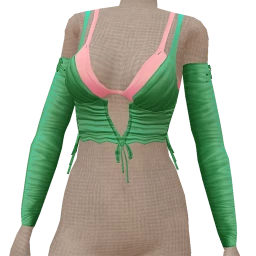 Cloud Nine Pink Apple Crop Top