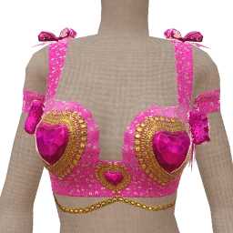 Cloud Nine Pink Valentine's Day Corset