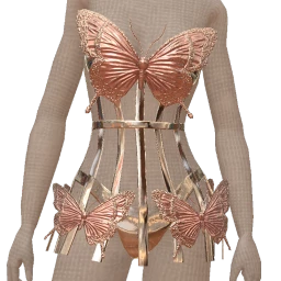 Cloud Nine Silver Cage Pink Butterfly Outfit