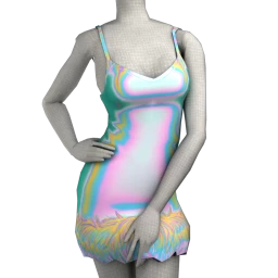 Cloud Nine Hologram Shine Dress