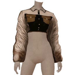 Cosmos Warewolf Fur Sleeved Jacket