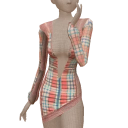 Delirious Tartan Punk Mini Dress