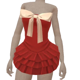 Cloud Nine Valentine Bow Mini Dress