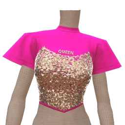 Cloud Nine Hot Pink Queen T-Shirt