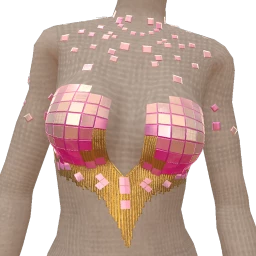 Cloud Nine Pink Sequin Pixel Top