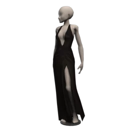 Cloud Nine Golden Goddess Dress - Black