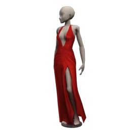 Cloud Nine Golden Goddess Dress - Red