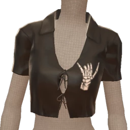 Delirious Skeleton Hands Crop Top