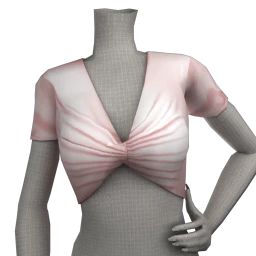 Cloud Nine Ruched Dusty Pink Crop Top