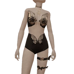 Cloud Nine Silver Sparkle Butterfly Outfit