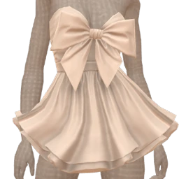 Cloud Nine White Bow Dress