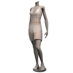 Cloud Nine Naughty Net Dress - White