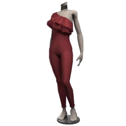 Cloud Nine Dramatic Ruffles Jumpsuit