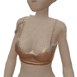 Cloud Nine Chain Mail Crop Top
