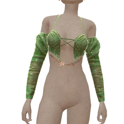 Cloud Nine Jungle Jade Crop Top