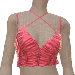 Cloud Nine Pink Rain Lily Crop Top