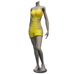 Cloud Nine Infinity Laces Dress - Neon Yellow