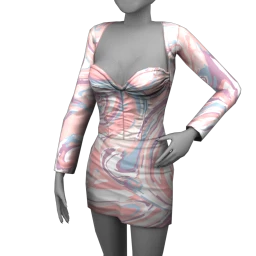 Cloud Nine Gleam Marble Dress