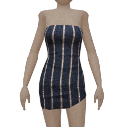 Cloud Nine Luxury Pinstripe Dress