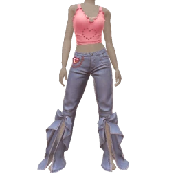 Cloud Nine Pink Sparkle Heart Outfit