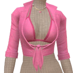 Cloud Nine Glitter Pool Party Jacket