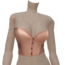 Cloud Nine Rose Pink Leather Corset